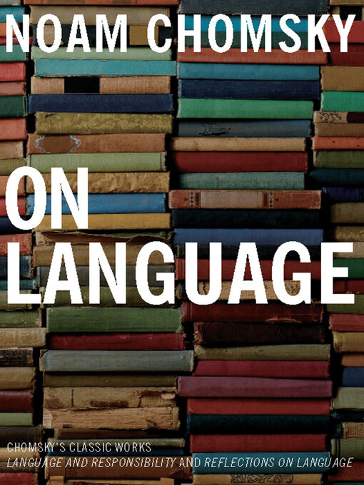 Title details for On Language by Noam Chomsky - Available